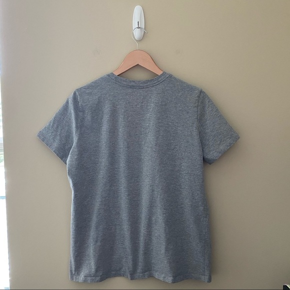 Women’s The Nike Tee Gray Stripe Logo Short Sleeve Top Size XL - Picture 3 of 5
